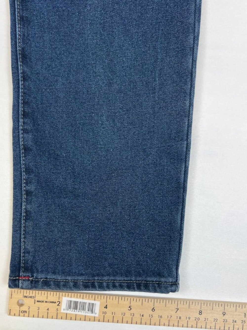 True Religion Men's 36 Rocco Relaxed Skinny Blue Flap Pocket Jeans NWT - Picture 6 of 14